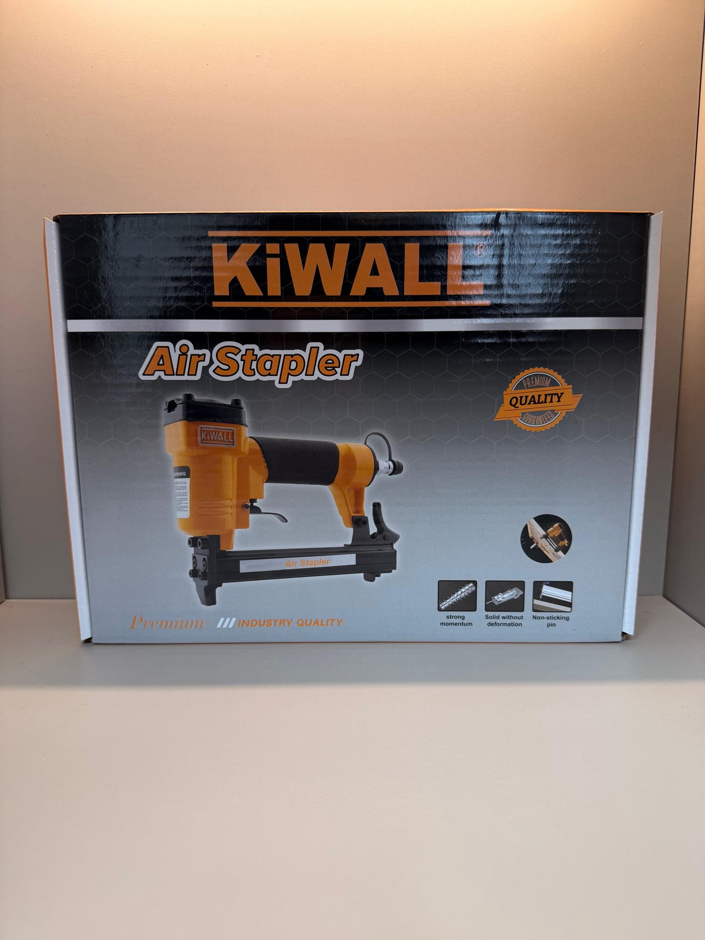 AIR STAPLER - KiWALL 8016  - 12GA CRDWN 12.7mm 0.9 x 0.7mm 6-16MM